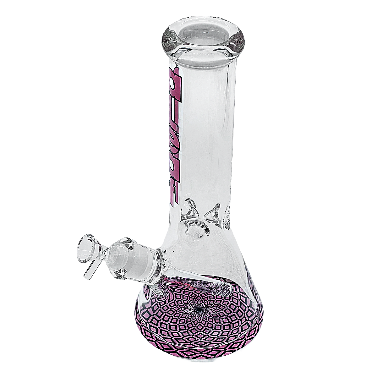 ALEAF Abstract Design Beaker Waterpipe (AL8001) | 12 inches | Assorted Colors product image